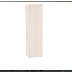 NWT! BRAND NEW Container Store- Natural Cotton Twill Dress Bag- 14x20x54 (Dress)